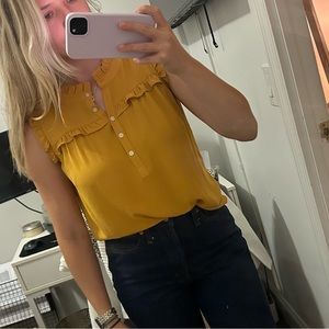 LOFT golden yellow top